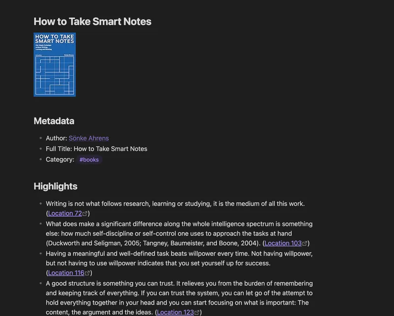Obsidian graph view showing connected notes